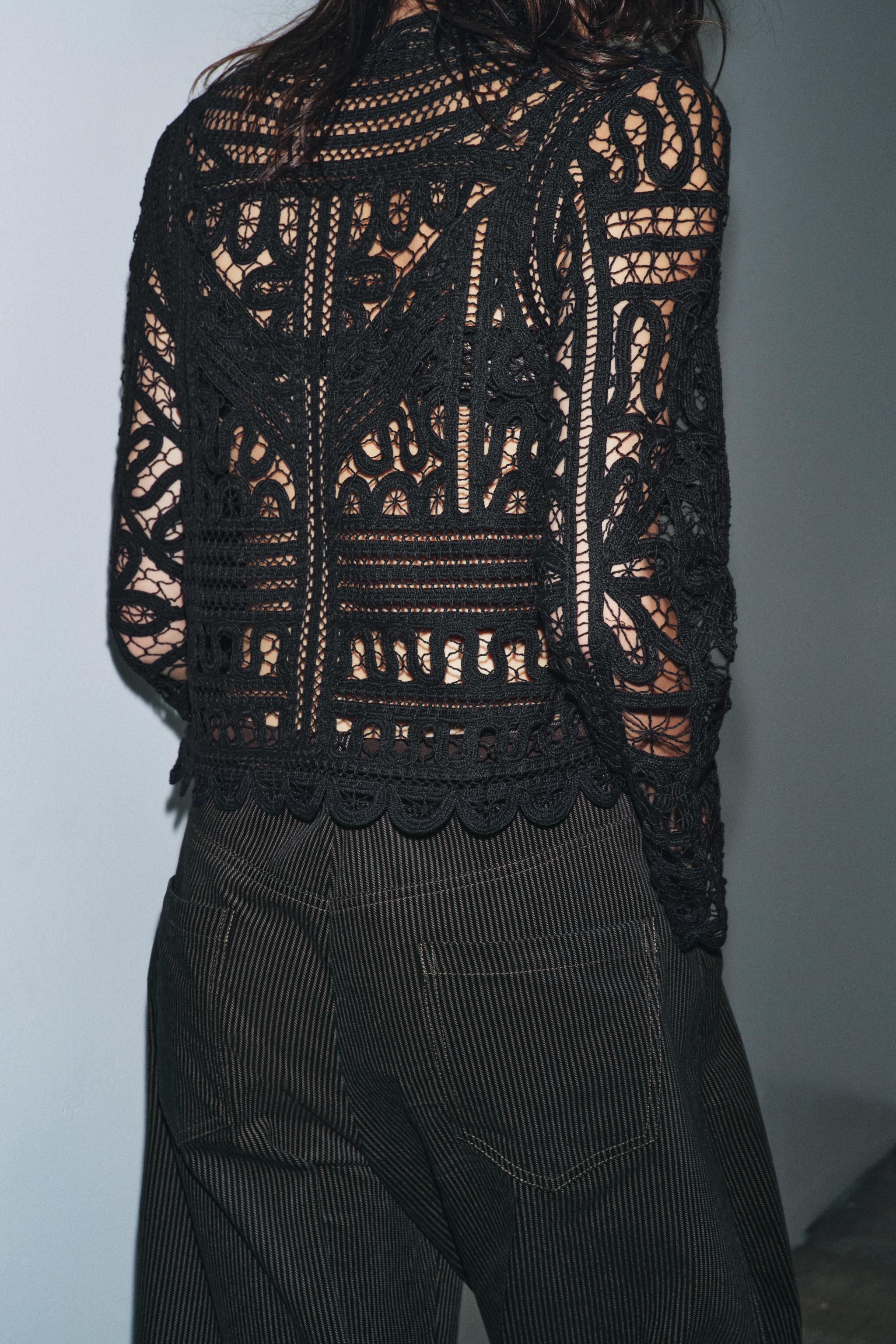 ZW COLLECTION CROCHET BLOUSE